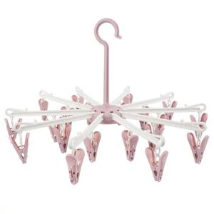 20집게 원형 빨래건조대 빨래건조대 미니건조대 모빌형건조대 손수건건조대 양말건조대 건조대 휴대용건조