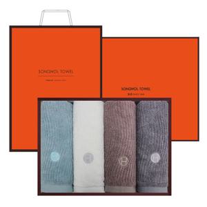 송월타월 호텔컬렉션 플로우 호텔 수건 4매 선물세트+쇼핑백 기념수건 답례품