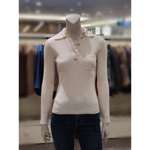 [트리아나]MARIO소고카라넥 슬림핏 니트티셔츠AJ3TA06