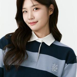 잠뱅이 동백01 스트라이프카라배색롱티셔츠 AP3WTL558