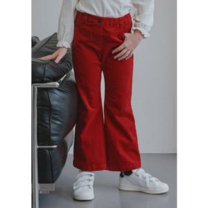 [빈HU]  BZ62PT03RD 레드 코듀로이 일자 팬츠