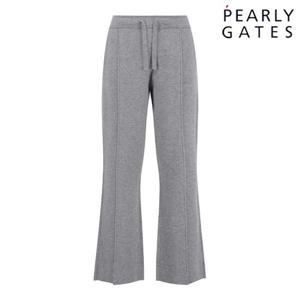 파리게이츠 (521E4PF383) 여성 센터 라인 니트 부츠컷 팬츠