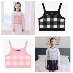 [셀덴][셀덴] 체크뷔스티에조끼_EDVK23W01_3종 1텍 (41554611)