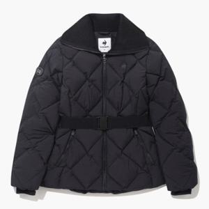 [르꼬끄]M 르꼬끄패딩 UQC QP422ODJO5-BLK 벨트 슬림핏 패딩 자