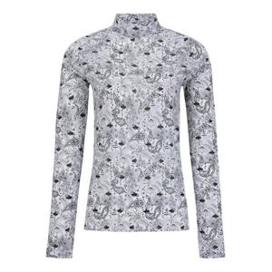 파리게이츠골프긴팔티 NQC 521D1TI101_GY 여성 모크넥 쿨링 긴팔 티셔츠