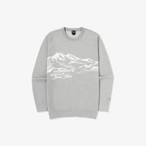 휠라긴팔티 GQT FS2STG4101X-LGY PIEMONTE 스웨터