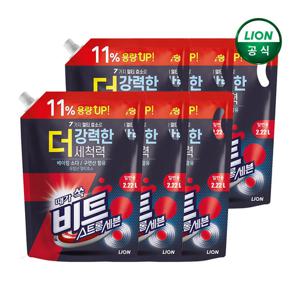 비트 스트롱세븐 액체세제 2.22L 일반 리필 x 6개