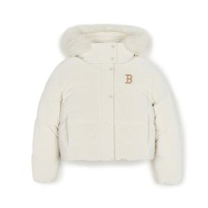 MLB 여성 베이직 유광 후드탈착 FUR 크롭 패딩 A5 3FDJB2146 43CRD