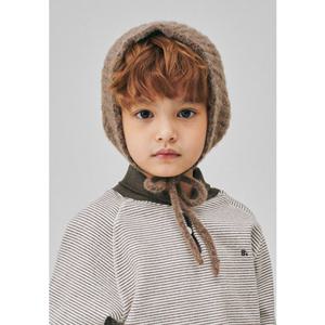 [빈HU] (BZ63AH04BN) 브라운 니트 보넷 모자