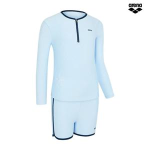 아레나 셀리 래쉬가드 세트 A6BB1BS31SBL