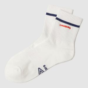 엄브로양말 CQK UQ123CSC31-SCW 베이직 스트라이프 미드 삭스 sweetcorn