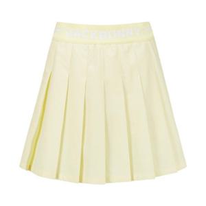 파리게이츠골프스커트 NQC 521E1PNJ21_YL 여성 잭바니 니트 밴딩 플리츠 큐롯 스커트