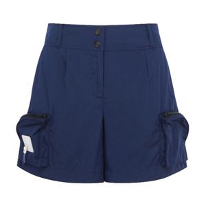 파리게이츠골프반바지 NQC 521D1PS481_BL 여성 백 밴딩 사이드 지퍼 포켓 방풍 쇼츠