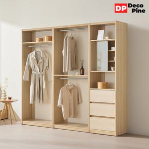 데코파인 댄디 드레스룸 2200 U세트 긴옷장 옷장 화장대 시스템