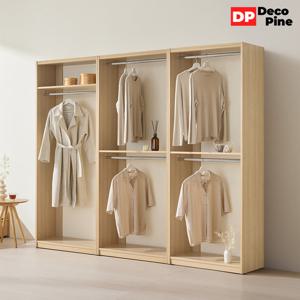데코파인 댄디 드레스룸 2400 V세트 긴옷장 옷장2개 시스템장