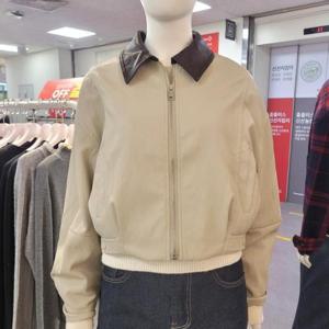 샐리 HC35 카라배색가죽자켓 SQ205201