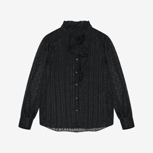 [씨]러플 시스루 블라우스 SKBAB2402