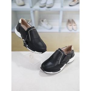 [코디엘루]소가죽 통굽 데일리 슬립온 스니커즈 5cm CDSP501156