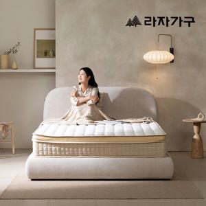 라자가구 멜로 포켓 스프링 롤팩 엑스트라 라지킹 매트리스 (미디엄) 27cm ELK