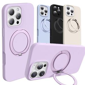 아이폰16 프로 맥스 맥세이프 링 거치대 실리콘 핸드폰 케이스