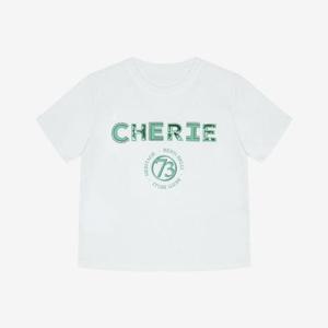 베스띠벨리 세이브존04 레터링 스팽글 반팔 티셔츠 BKIBE28230