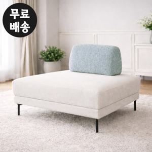 뮤지 패브릭 쇼파 모듈형 소파 1인용 블루 그린