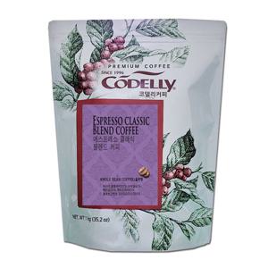 코델리 원두커피/ 에스프레소 클래식 블렌드 1kg(홀빈)