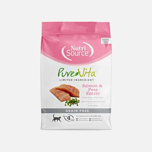 퓨어비타 그레인프리 연어&완두콩 1kg 고양이 사료