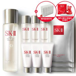 [백화점][LIVE] SK-II 피테라에센스 230ml세트 (+쥬얼리트레이 +화이트 파우치)+쇼핑백