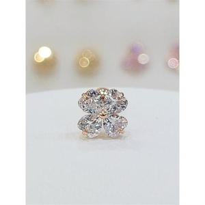 파이치치 세이브존05 14K 하트 클로버 피어싱 GMTFE7436-1