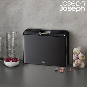 [조셉조셉]폴리오 스틸도마 4종세트 카본블랙