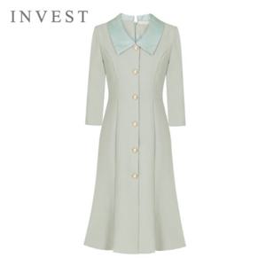 [77까지]카라배색진주버튼원피스_INI4S1OP3520