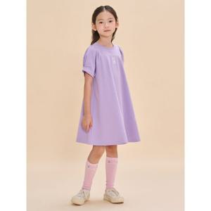 [빈폴키즈]수피마 저지 러블리 원피스 라이트 퍼플(BI4771G01V)