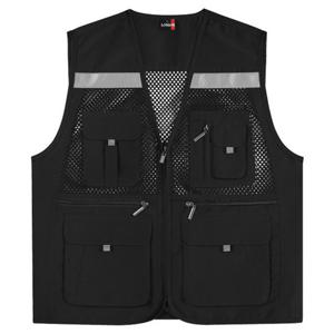 고급 반사 왕망사조끼(LD453) 블랙