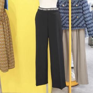 르피타 DP01 레터링밴드 와이드 슬랙스 L244USLA61