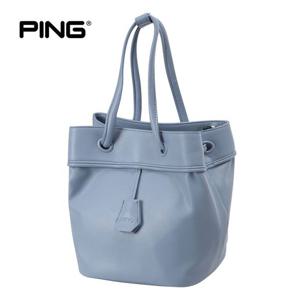 [PING] 여성 사각 포켓 버킷 토트백