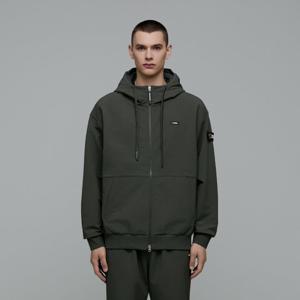 내셔널지오그래픽 N244UFT950 아르켈론 더블웜 기모 우븐 후드 집업 F KHAKI