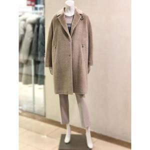 벨리시앙 세이브존01 테일러드 칼라 알파카 울 블랜드 롱코트 LC2405