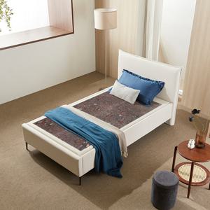 심플리체 패브릭 슈퍼싱글 브라운팔보석 돌침대