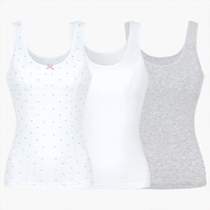 BYC 메가스타 면스판 여주니어 브라런닝 2호 (화이트,백색나염,멜란그레이/80-100) BPR9004