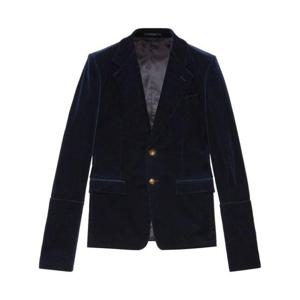 구찌 스트레치 코튼 벨벳 포멀 자켓 753082ZJV754240 DOM