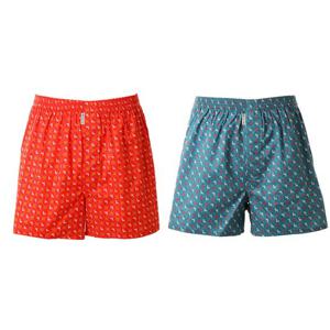 [와코루]순면70수 크리스마스 루돌프 남성 트렁크 WMP5406