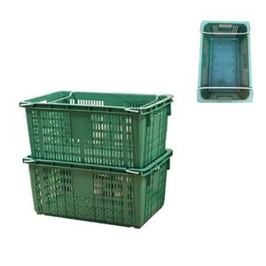 과일 농산물 사각 운반 바구니 플라스틱 상자 2개