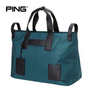 [PING] 남성 레더 패치 보스턴백