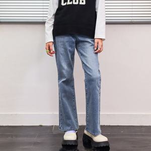 [오션스카이]여아 부츠컷 밴딩 데님팬츠-EAJG2352B0D