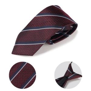 언발짜임 사선 넥타이