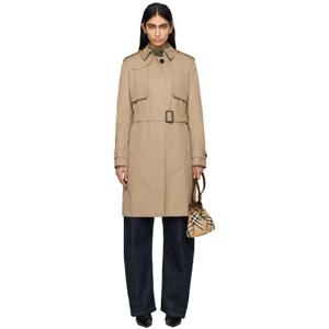 맥케이지 트렌치코트 베이지 윈 트렌치 코트 251015F067000