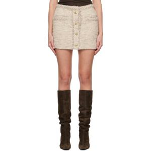 이사벨 미니스커트 베이지 글레니 미니 스커트 251600F090002