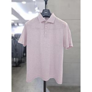 바쏘옴므 세이브존03 바쏘옴므 남성 여름 PK 카라 반팔 티셔츠 핑크 WAGSZ2KT30A