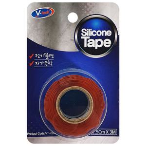 브이텍 실리콘 테이프(레드) VT067 자가융착 전기절